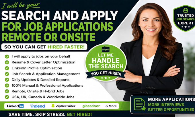 search and apply for job applications remote or onsite
