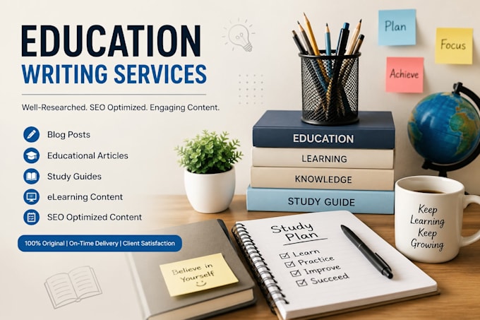 write SEO educational articles, blogs, and website content