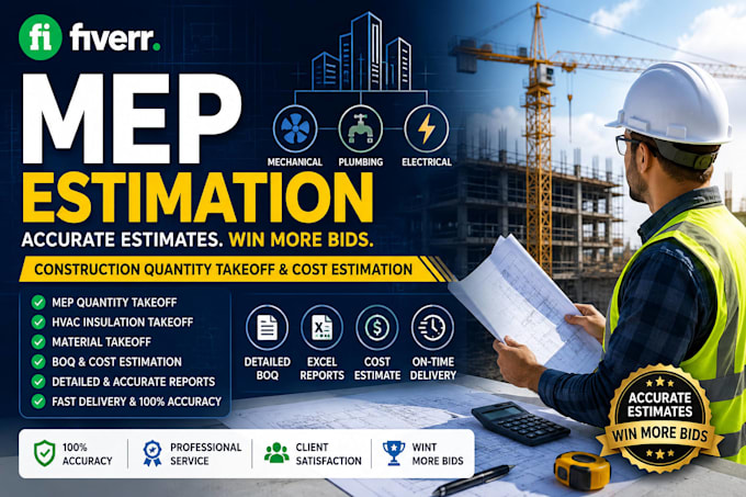 mep estimation, hvac insulation quantity takeoff