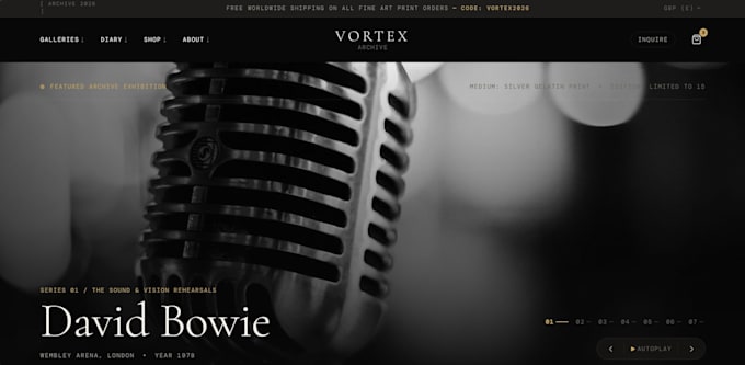 develop a responsive react website with modern UI design