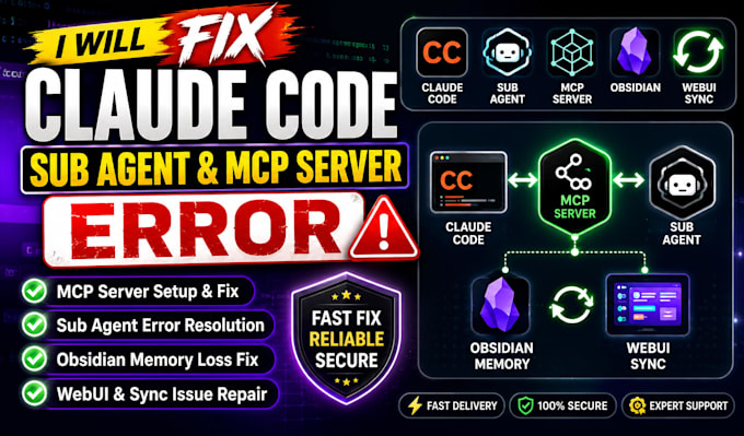 fix jarvis sub agent error claude code cli mcp server obsidian memory loss webui