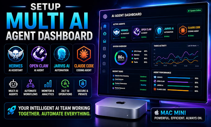 fix install setup open claw ai agent build jarvis ai assistant custom dashboard