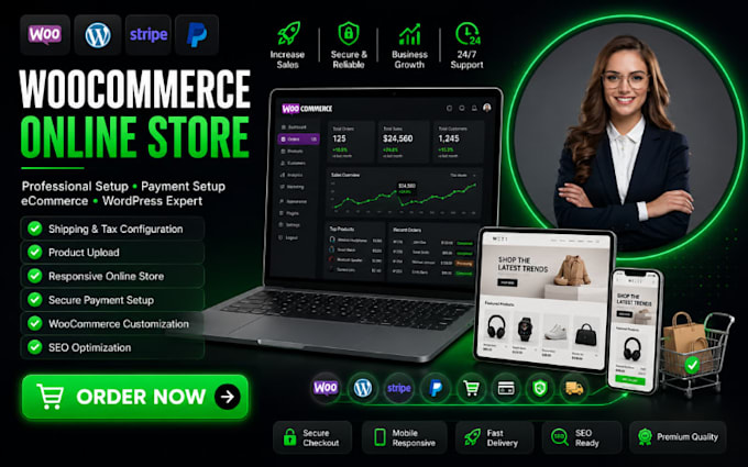 setup woocommerce online store payment gateway wordpress ecommerce website
