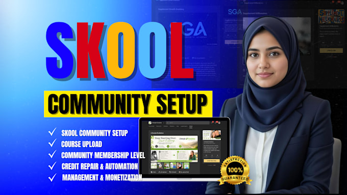 setup skool community skool course creation skool community skool credit repair