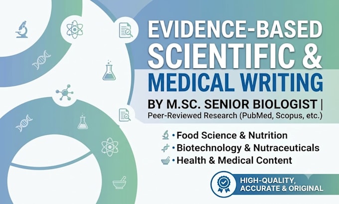 write evidence based scientific and medical articles