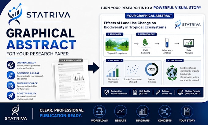 design a graphical abstract for your research paper