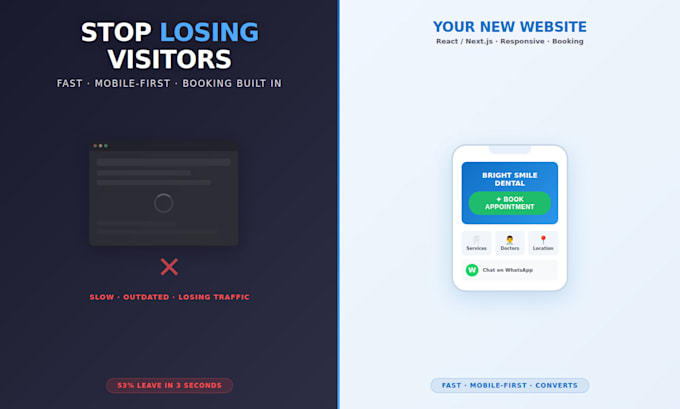 build a fast, responsive business website with appointment booking