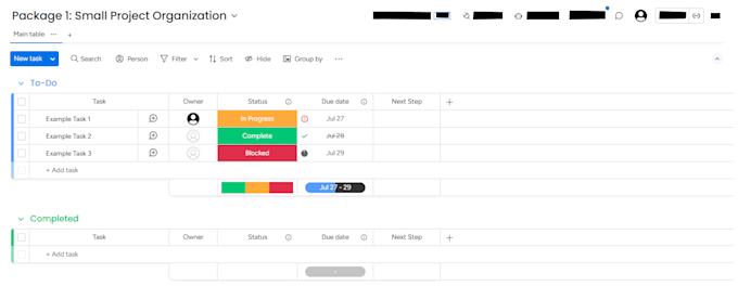 develop and organize your project plan