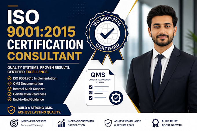 be your iso 9001 2015 certification consultant and qms documentation expert