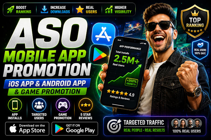 gain IOS app install app signup users app marketing game promotion app promotion