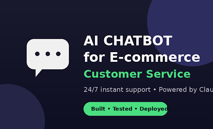 build a custom ai chatbot for your ecommerce customer service