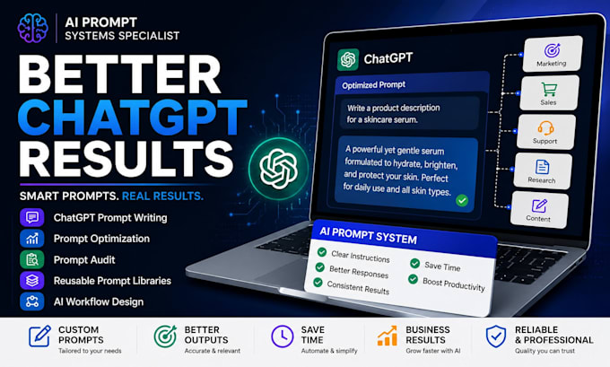 give you ai prompts for best, optimized and accurate results