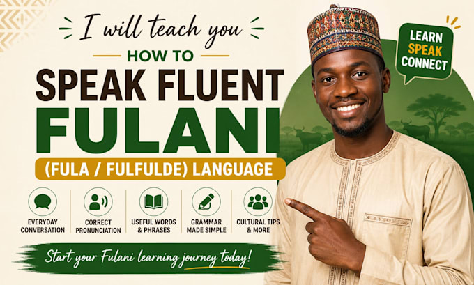 teach you how to speak fluent fulani language