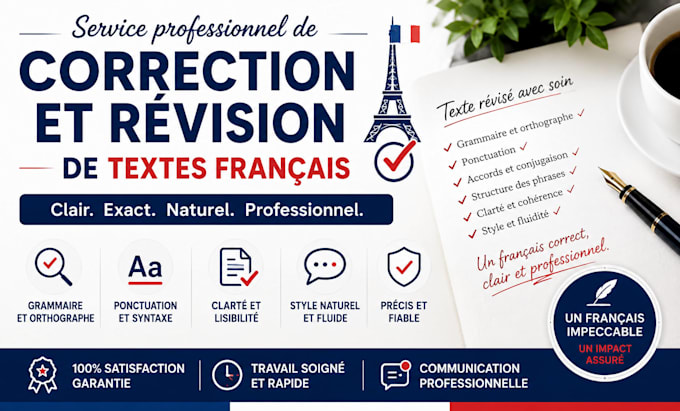 proofread and edit your french content professionally