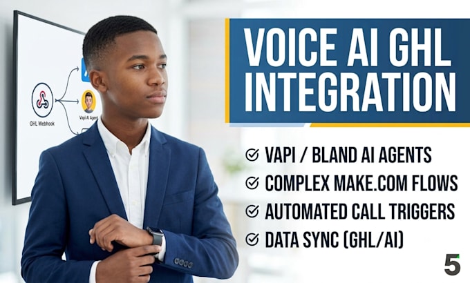 integrate vapi or bland ai with gohighlevel via make webhooks