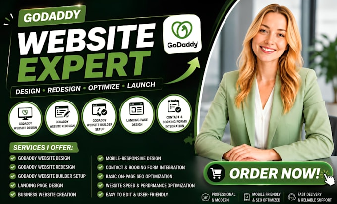 godaddy website design godaddy website redesign develop godaddy website design