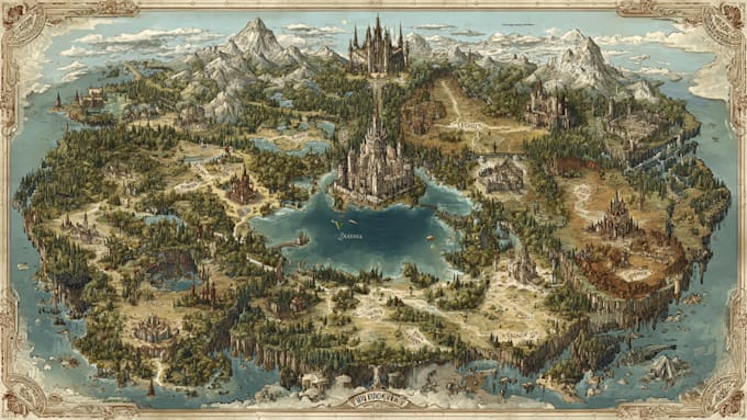 make a fantasy map for your dnd game