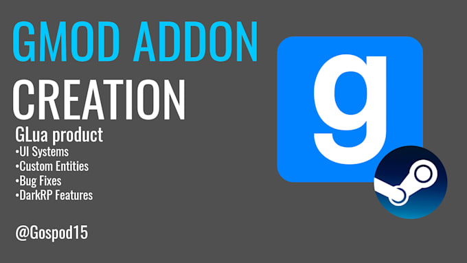 create a custom garrys mod addon in glua