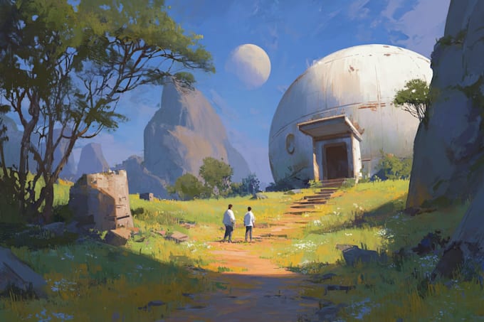 create environment concept art