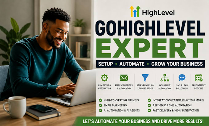 setup gohighlevel email campaign ghl sms automation go highlevel workflow expert