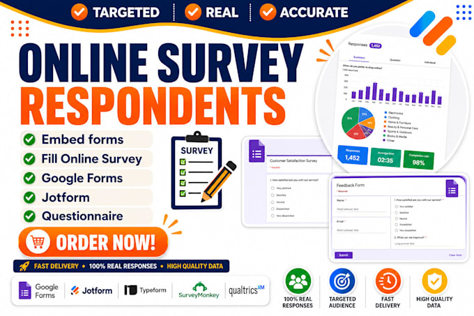 create google forms, jotform, typeform, online survey and questionnaire