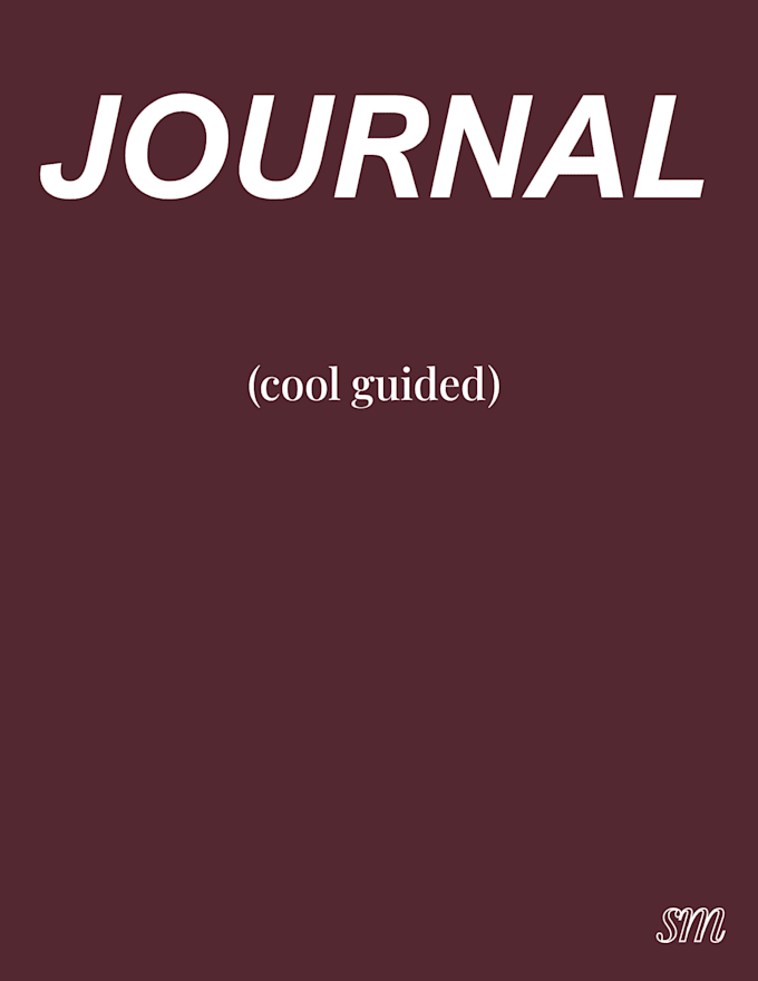 design a guided journal
