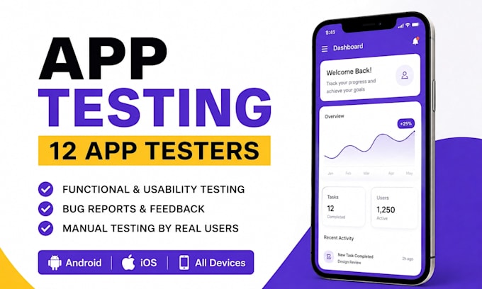 do professional 12 app testers, mobile app testing QA testing for android