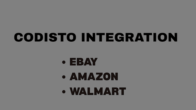 integrate shopify with ebay, amazon using codisto