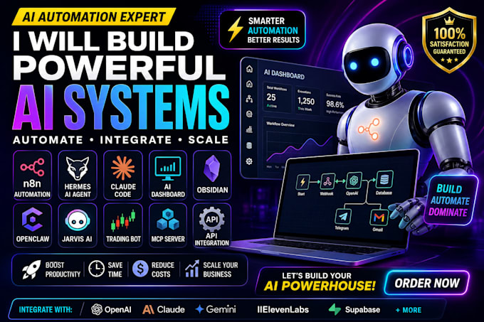 n8n hermes agent ai dashboard obsidian claude code tradingbot openclaw jarvis ai