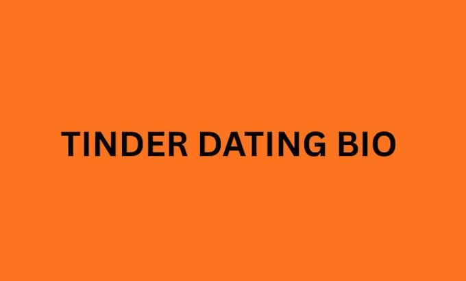 write your tinder bio and edit your photos