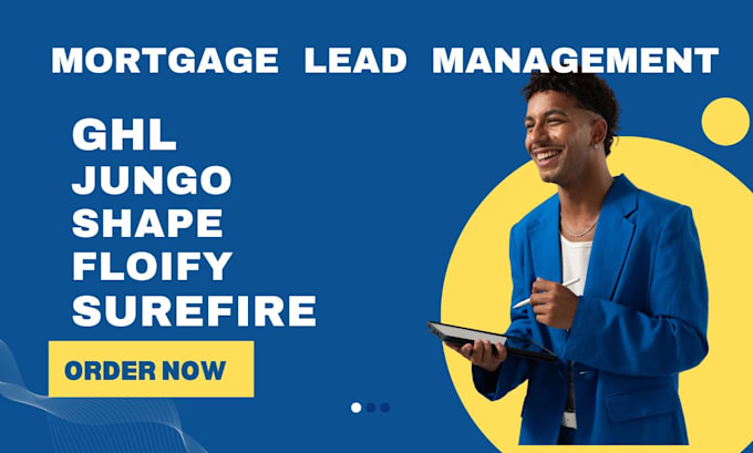 setup mortgage lead management with jungo, ghl, shape, floify and surefire