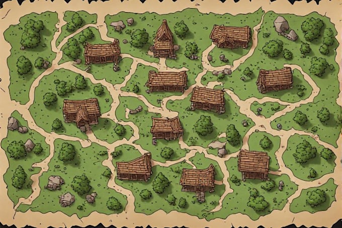 draw unique hand drawn map illustration site map illustrated