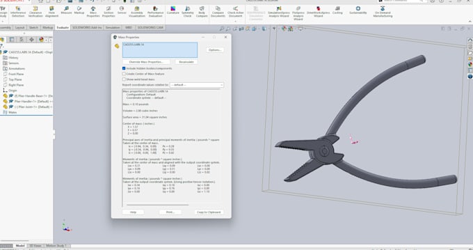 design 3d models and assemblies in solidworks