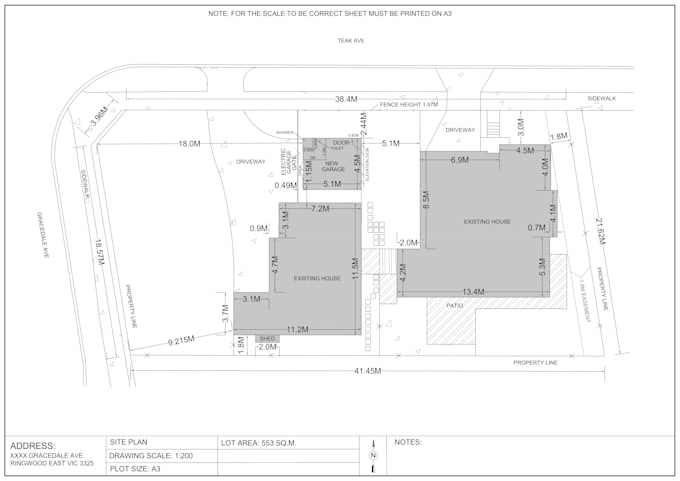 create a council ready australian site plan for permits