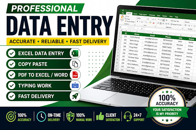 do professionally data entry