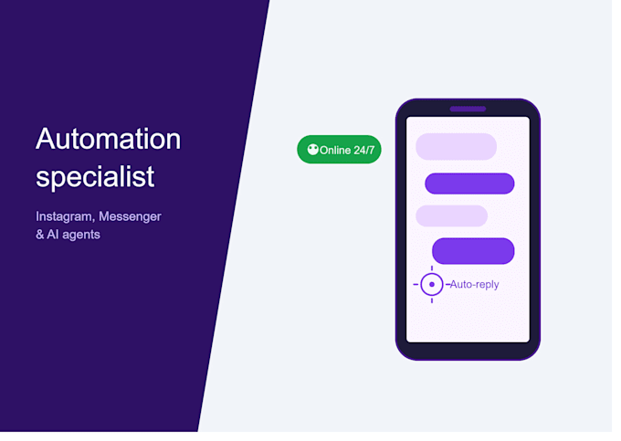 create instagram and messenger automation bots for your business