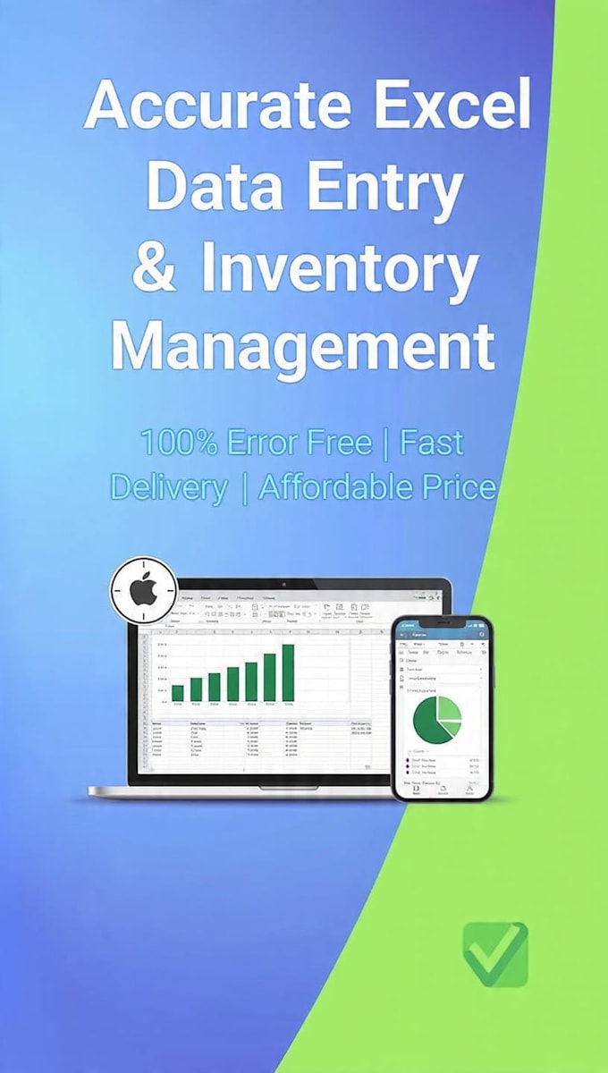 create excel spreadsheet, data entry and inventory tracker