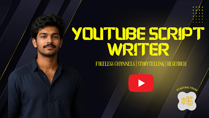 write engaging youtube scripts for faceless channels