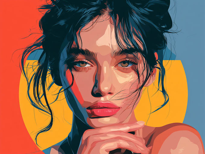draw vector art portrait face, vehicle