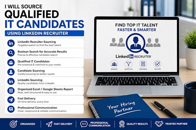 source qualified IT candidates using linkedin recruiter