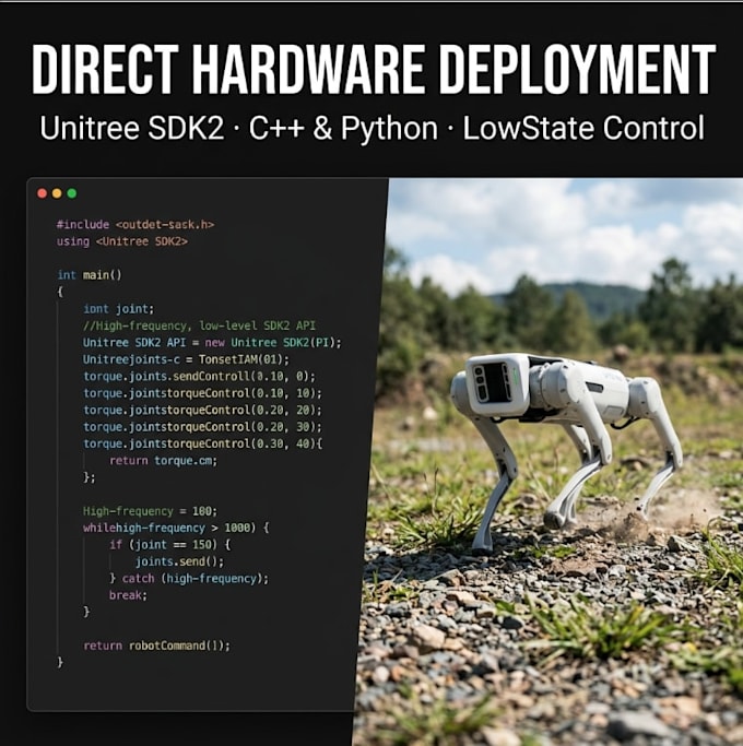 build legged robot control and reinforcement learning pipelines in mujoco
