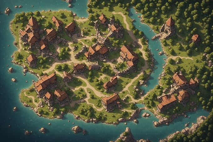 make a fantasy map for your dnd game
