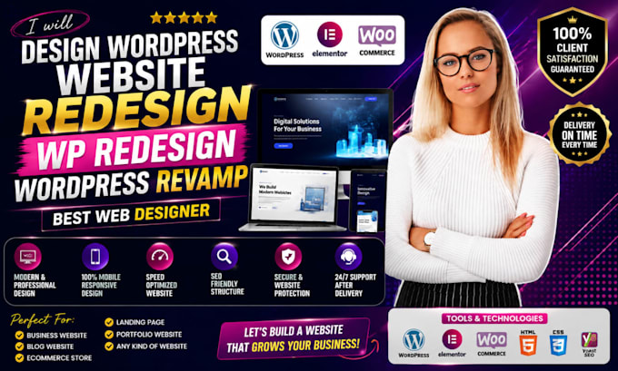 wordpress website redesign, wp redesign, wordpress revamp, best web designer