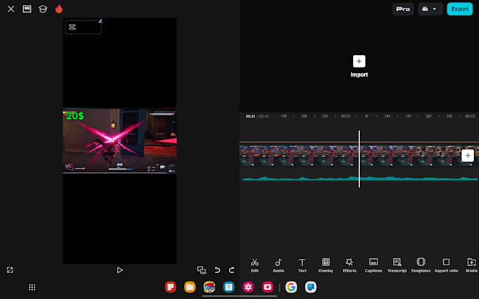 edit your gaming video