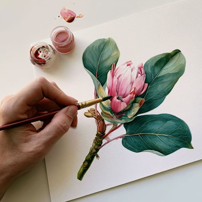 draw a botanical illustration