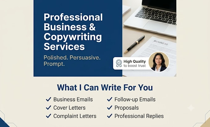 write professional emails letters and business documents