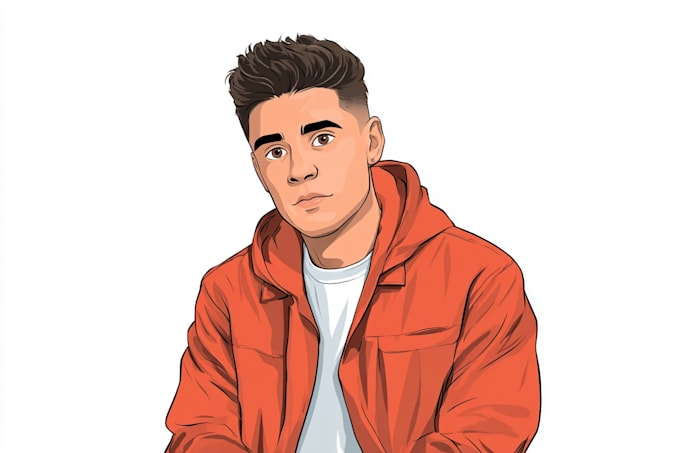 develop a 2d character for you