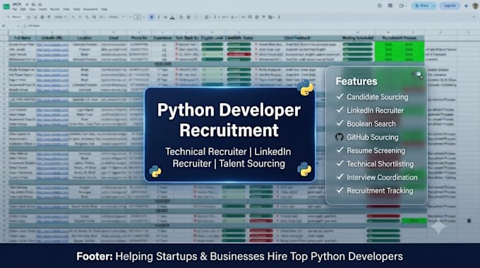 recruit top python developers and software engineers
