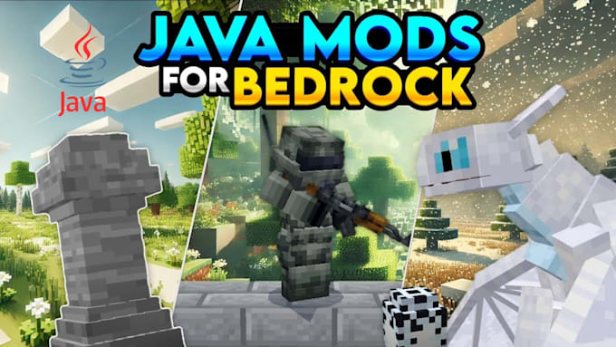 create java, bedrock minecraft addon plugin of any version