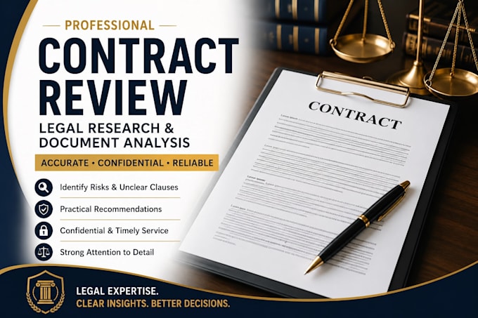 review contracts, ndas and legal documents